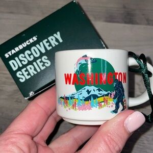 Starbucks discovery series collection cup ornament Washington coffee travel